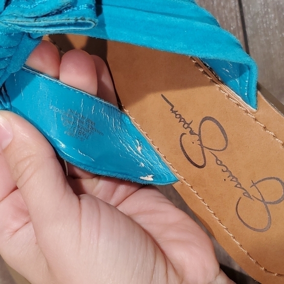 Jessica Simpson Womens Jumba thong flip flop flats sandals sz 7.5B - Picture 11 of 12